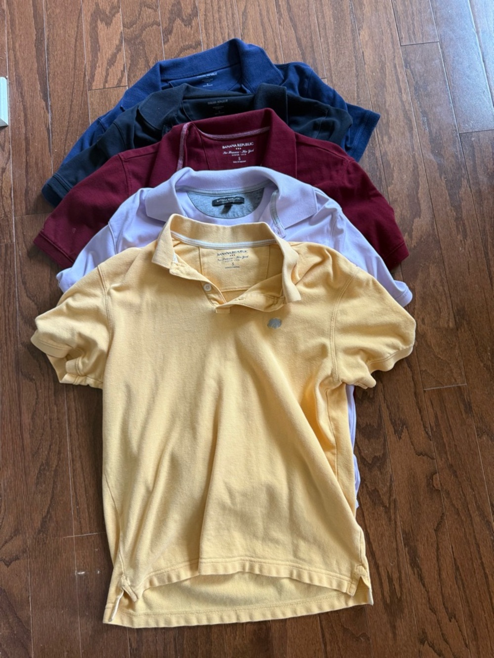 Banana Republic Polo Shirt size, small bundle of five shirts